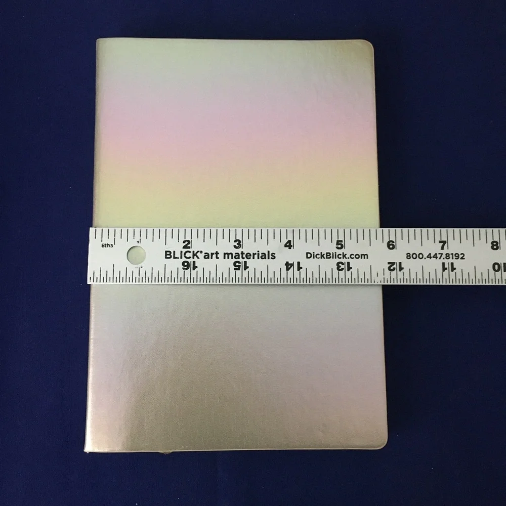 Iridescent Vegan Leather Notebook